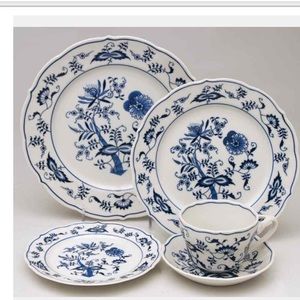 5 pc blue Danube China